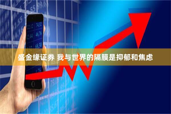 盛金缘证券 我与世界的隔膜是抑郁和焦虑