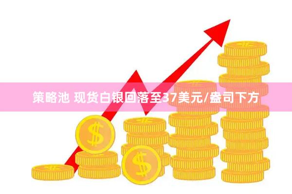 策略池 现货白银回落至37美元/盎司下方