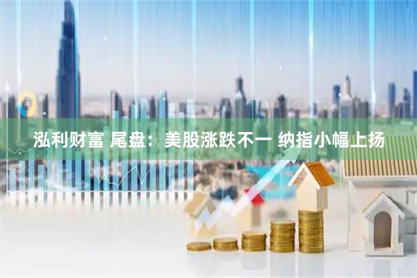泓利财富 尾盘：美股涨跌不一 纳指小幅上扬